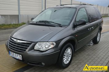 Anonse CHRYSLER Voyager, 2005r., 2.776cm<sup>3</sup>, 110KM, diesel, hatchback, 355.000km, niebieski, abs, dzielona tylna kanapa, autoalarm, immobiliser, cent