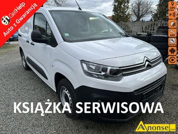 Anonse CITROEN BERLINGO, 2019r., 1.199cm<sup>3</sup>, 110KM, benzyna, 33.800km, biay, furgon blaszak, abs, kontrola trakcji (asr), regulacja wysokosci fotela