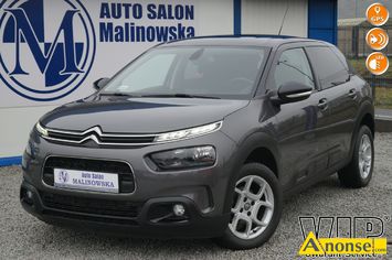 Anonse CITROEN C4 Cactus, 2018r., 1.199cm<sup>3</sup>, 110KM, benzyna, hatchback, 30.000km, biay, metalik, abs, regulacja wysokosci fotela, dzielona tylna ka