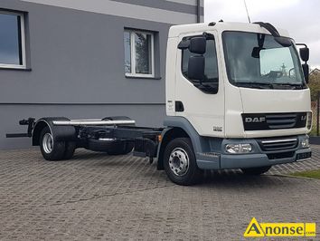 Anonse DAF LF45.180, 2013r., 4.462cm<sup>3</sup>, 184KM, diesel, 212.841km, rama do zabudowy, abs, centralny zamek, elektryczne szyby, elektryczne lusterka, p