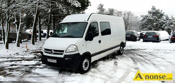 Anonse OPEL Movano, 2006r., 2.500cm<sup>3</sup>, 114KM, diesel, 503.147km, biay, furgon blaszak, abs, regulacja wysokosci fotela, welurowa tapicerka, autoala