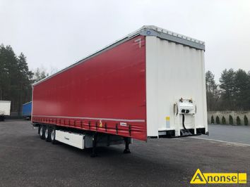 Anonse PRZYCZEPA, KRONE, abs, rozsuwany dach, tylne drzwi, c.89.900z. DALESZYCE 41