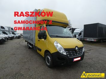Anonse RENAULT MASTER, 2018r., 2.300cm<sup>3</sup>, 170KM, diesel, 10.000km, ty, skrzynia z plandeka, wspomaganie kierownicy, kabina sypialna, winda samoza