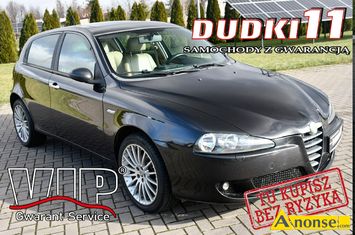 Anonse ALFA ROMEO 147, 2006r., 1.600cm<sup>3</sup>, 120KM, benzyna, hatchback, 229.000km, czarny, metalik, abs, kontrola trakcji (asr), regulacja wysokosci fo