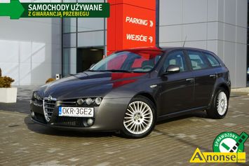 Anonse ALFA ROMEO 159, 2007r., 1.910cm<sup>3</sup>, 150KM, diesel, sedan, 195.039km, grafitowy, metalik, abs, kontrola trakcji (asr), regulacja wysokosci fote