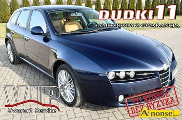 Anonse ALFA ROMEO 159, 2010r., 1.900cm<sup>3</sup>, 120KM, diesel, 216.000km, granatowy, metalik, abs, kontrola trakcji (asr), regulacja wysokosci fotela, dzi