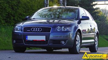 Anonse AUDI A3, 2004r., 2.000cm<sup>3</sup>, 150KM, benzyna, hatchback, 177.000km, biay, metalik, abs, kontrola trakcji (asr), regulacja wysokosci fotela, dz