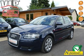 Anonse AUDI A3, 2006r., 1.896cm<sup>3</sup>, 105KM, diesel, hatchback, 209.000km, niebieski, metalik, abs, autoalarm, immobiliser, centralny zamek, komputer p
