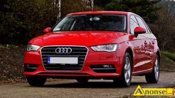Anonse AUDI A3, 2014r., 1.600cm<sup>3</sup>, 110KM, diesel, hatchback, 201.567km, czerwony, metalik, abs, kontrola trakcji (asr), regulacja wysokosci fotela,