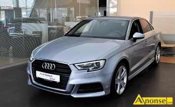 Anonse AUDI A3, 2019r., 1.498cm<sup>3</sup>, 150KM, benzyna, sedan, 69.900km, srebrny, metalik, abs, kontrola trakcji (asr), regulacja wysokosci fotela, kiero