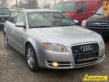 Anonse AUDI A4, 2006r., 1.798cm<sup>3</sup>, 190KM, benzyna, 238.000km, srebrny, metalik, abs, regulacja wysokosci fotela, dzielona tylna kanapa, autoalarm, i