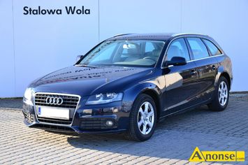 Anonse AUDI A4, 2010r., 1.968cm<sup>3</sup>, 143KM, diesel, 242.000km, niebieski, metalik, abs, kontrola trakcji (asr), regulacja wysokosci fotela, kierownica