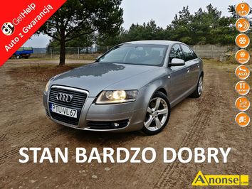 Anonse AUDI A6, 2005r., 1.968cm<sup>3</sup>, 140KM, diesel, sedan, 302.000km, pera, abs, regulacja wysokosci fotela, dzielona tylna kanapa, kierownica wielof