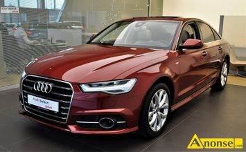 Anonse AUDI A6, 2017r., 1.968cm<sup>3</sup>, 190KM, diesel, sedan, 82.858km, czerwony, metalik, abs, kontrola trakcji (asr), regulacja wysokosci fotela, dziel