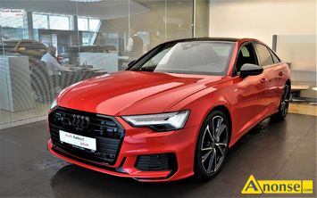 Anonse AUDI A6, 2021r., 1.000cm<sup>3</sup>, 299KM, hybrydowy, sedan, 1.200km, czerwony, metalik, abs, kontrola trakcji (asr), regulacja wysokosci fotela, dzi