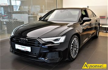 Anonse AUDI A6, 2022r., 1.000cm<sup>3</sup>, 367KM, hybrydowy, sedan, 17.242km, czarny, metalik, kontrola trakcji (asr), regulacja wysokosci fotela, dzielona