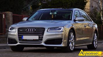Anonse AUDI A8, 2017r., 3.000cm<sup>3</sup>, 310KM, benzyna, sedan, 90.000km, beowy, metalik, abs, kontrola trakcji (asr), regulacja wysokosci fotela, kierow