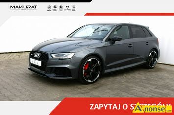 Anonse AUDI RS3, 2019r., 2.480cm<sup>3</sup>, 400KM, benzyna, hatchback, 64.493km, abs, kontrola trakcji (asr), regulacja wysokosci fotela, dzielona tylna kan