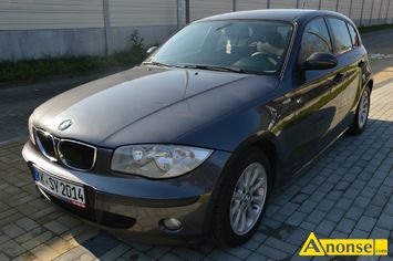 Anonse BMW 118, 2006r., 1.995cm<sup>3</sup>, 122KM, diesel, hatchback, 215.000km, fioletowy, metalik, abs, kontrola trakcji (asr), dzielona tylna kanapa, auto