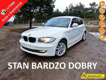 Anonse BMW 118, 2010r., 1.600cm<sup>3</sup>, 128KM, benzyna, hatchback, 193.000km, biay, abs, kontrola trakcji (asr), regulacja wysokosci fotela, dzielona ty