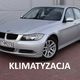 BMW 318, 2008r., 1.995cm<sup>3</sup>, 143KM, diesel, sedan, 275.136km, srebrny, metalik, abs, kontrola trakcji (asr), regulacja wysokosci fotela, dziel
