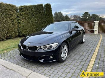 Anonse BMW 420, 2016r., 1.995cm<sup>3</sup>, 190KM, diesel, coupe, 216.000km, czarny, metalik, abs, kontrola trakcji (asr), regulacja wysokosci fotela, dzielo