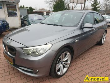 Anonse BMW 5GT, 2010r., 2.979cm<sup>3</sup>, 306KM, benzyna, 87.000km, srebrny, metalik, abs, kontrola trakcji (asr), regulacja wysokosci fotela, dzielona tyl