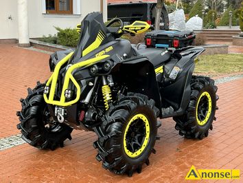 Anonse CAN-AM RENEGADE, 2017r., 1.000, 89KM, bagaznik, kufer, elektryczny starter, 60, c.72.000z. WIDEKI