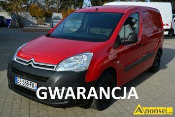 Anonse CITROEN BERLINGO, 2017r., 1.600cm<sup>3</sup>, 75KM, diesel, 157.000km, czerwony, furgon blaszak, abs, immobiliser, centralny zamek, elektryczne szyby,