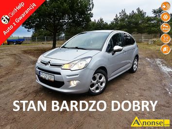 Anonse CITROEN C3, 2013r., 1.200cm<sup>3</sup>, 82KM, benzyna, hatchback, 122.000km, srebrny, metalik, abs, kontrola trakcji (asr), regulacja wysokosci fotela