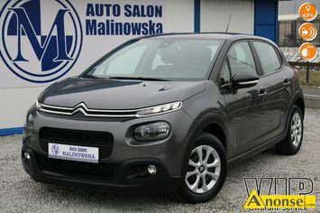 Anonse CITROEN C3, 2019r., 1.199cm<sup>3</sup>, 82KM, benzyna, hatchback, 98.000km, czarny, metalik, abs, regulacja wysokosci fotela, dzielona tylna kanapa, k