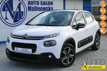 Anonse CITROEN C3, 2019r., 1.199cm<sup>3</sup>, 82KM, benzyna, hatchback, 51.000km, biay, metalik, abs, regulacja wysokosci fotela, dzielona tylna kanapa, ki