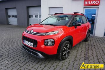 Anonse CITROEN C3 Aircross, 2018r., 1.199cm<sup>3</sup>, 82KM, benzyna, hatchback, 35.000km, czerwony, pera, abs, kontrola trakcji (asr), regulacja wysokosci