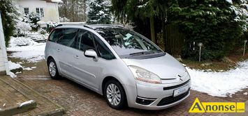 Anonse CITROEN C4 Grand Picasso, 2008r., 1.560cm<sup>3</sup>, 120KM, diesel, 282.519km, srebrny, pera, abs, regulacja wysokosci fotela, dzielona tylna kanapa