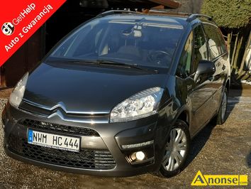 Anonse CITROEN C4 Grand Picasso, 2012r., 1.598cm<sup>3</sup>, 110KM, diesel, 180.000km, metalik, abs, kontrola trakcji (asr), regulacja wysokosci fotela, kier
