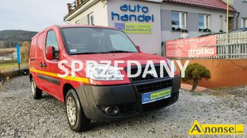 Anonse FIAT Doblo, 2007r., 1.248cm<sup>3</sup>, 75KM, diesel, 113.060km, czerwony, furgon blaszak, abs, autoalarm, centralny zamek, elektryczne szyby, wspomag