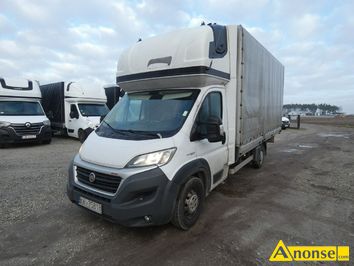 Anonse FIAT DUCATO, 2016r., 2.300cm<sup>3</sup>, 180KM, diesel, 570.000km, biay, skrzynia z plandeka, kabina sypialna, 109, c.35.500z do uzg.. OSTRW WIELKO
