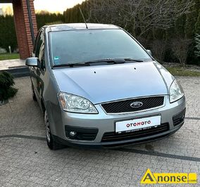 Anonse FORD C-Max, 2004r., 1.596cm<sup>3</sup>, 100KM, benzyna, hatchback, 214.000km, srebrny, metalik, elektryczne szyby przednie, elektryczne lusterka, 395,