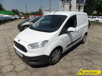 Anonse FORD Transit courier, 2018r., 1.499cm<sup>3</sup>, 75KM, diesel, 205.181km, biay, furgon blaszak, abs, kontrola trakcji (asr), regulacja wysokosci fot