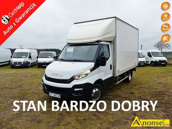 Anonse IVECO Daily, 2017r., 2.300cm<sup>3</sup>, 160KM, diesel, 303.000km, biay, abs, kontrola trakcji (asr), regulacja wysokosci fotela, welurowa tapicerka,