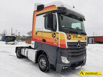 Anonse MERCEDES Actros, 2016r., 12.809cm<sup>3</sup>, 421KM, diesel, 567.330km, cignik siodowy, abs, centralny zamek, kabina sypialna, tachograf, 95, c.159.