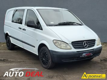 Anonse MERCEDES VITO, 2004r., 2.200cm<sup>3</sup>, 108KM, diesel, 383.970km, biay, furgon blaszak, 118, c.14.700z do uzg.. PIA , biuro@sprzeda