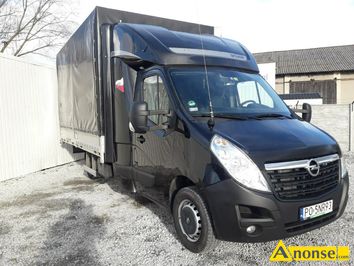 Anonse OPEL Movano, 2019r., 2.299cm<sup>3</sup>, 170KM, diesel, 262.731km, czarny, skrzynia z plandeka, 98, c.90.400z. KOMORNIKI 71