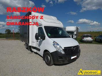 Anonse OPEL Movano, 2022r., 2.300cm<sup>3</sup>, 170KM, diesel, 45.000km, biay, skrzynia z plandeka, winda samozaladowcza, 109, c.155.000z do uzg.. OSTRW W