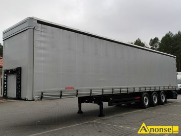 Anonse PRZYCZEPA, KOGEL, abs, rozsuwany dach, tylne drzwi, c.101.000z. WIDEKI
