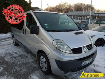 Anonse RENAULT TRAFIC, 2010r., 2.000cm<sup>3</sup>, 115KM, diesel, 475.000km, srebrny, abs, regulacja wysokosci fotela, autoalarm, immobiliser, centralny zame