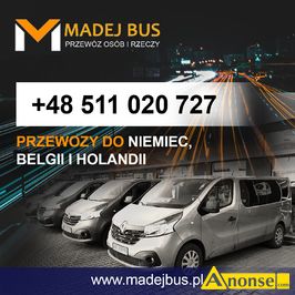 Anonse TRANSPORT, osobowy, na terenie zagranicy, na terenie Polski, fv, klimatyzacja, kompleksowo, Firma Madej Bus oferuje przewozy midzynarodowe