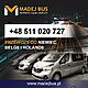 TRANSPORT, osobowy, na terenie zagranicy, na terenie Polski, fv, klimatyzacja, kompleksowo, Firma Madej Bus oferuje przewozy midzynarodowe