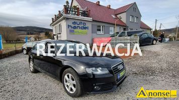 Anonse AUDI A4, 2009r., 1.968cm<sup>3</sup>, 143KM, diesel, 245.232km, czarny, metalik, abs, regulacja wysokosci fotela, dzielona tylna kanapa, autoalarm, imm