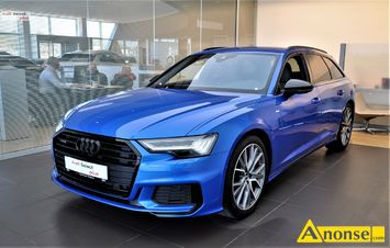 Anonse AUDI A6, 2021r., 1.968cm<sup>3</sup>, 204KM, diesel, 54.300km, niebieski, metalik, abs, regulacja wysokosci fotela, dzielona tylna kanapa, kierownica w